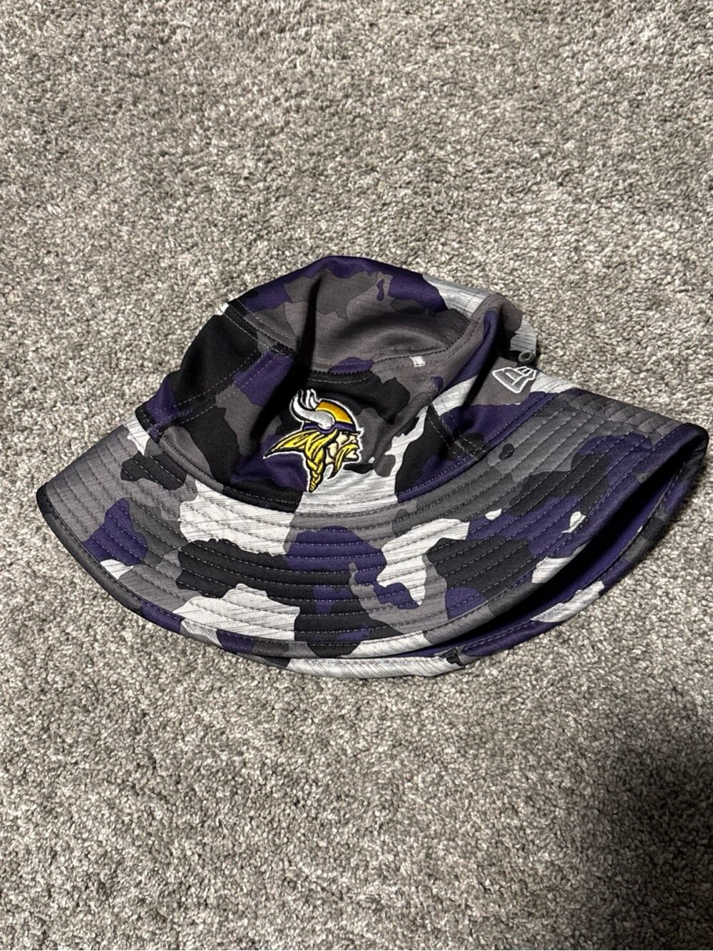 New Era Purple, Black & Gray Camo Bucket Hat Minnesota Vikings NFL
